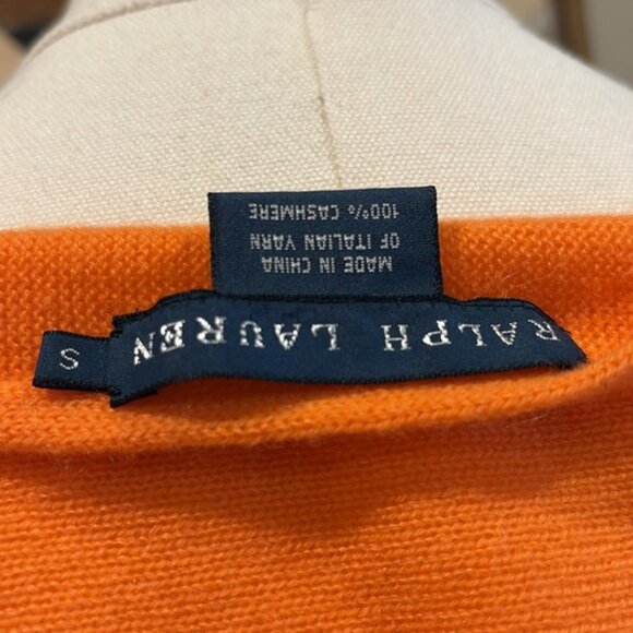 Ralph Lauren Bateau Boat Neck Batwing Dolman Sleeve Cashmere Sweater Small - Picture 6 of 8